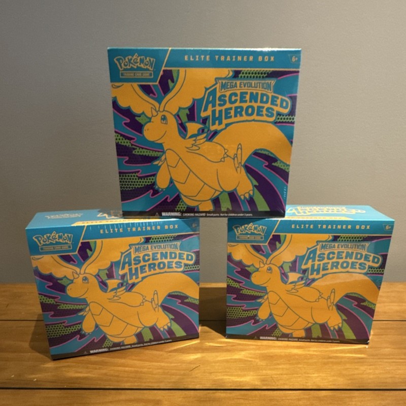 💎Major Sale!!ETB- Pokémon TCG - Ascended Heroes Elite Trainer Box