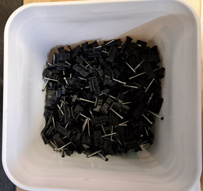 Trex Hideaway Universal Fasteners 300 Count Open Box