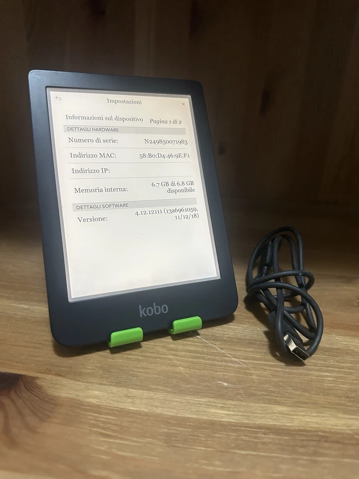 Kobo Clara HD 6 pollici touchscreen Comfortlight 8 GB Wi-Fi - Immagine 2 di 3