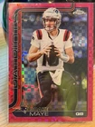 2025 Topps Chrome - Drake Maye #207 Hot Pink X-Fractor