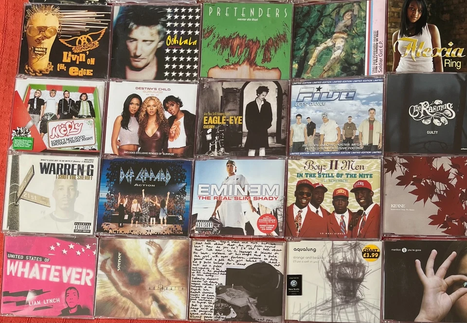 75 ROCK & POP CD SINGLES (COLLECTION/JOB LOT) Foto 4 de 4