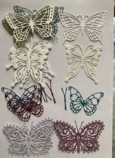 CLEAROUT- Craft Die Cuts, 18 x Large Mixed Butterflies