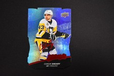 2017-18 UD MVP Hockey Colors and Contours Level 1 Blue Die-Cut Conor Sheary #162