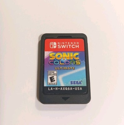 Sonic Colors Ultimate Game Cartridge Nintendo Switch