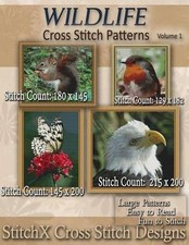 Tracy Warrington Stitchx Wildlife Cross Stitch Patterns (Paperback)