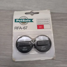 Petsafe RFA-67D-11 RFA-67 6 Volt Battery Module 2 Pack - New Bad Box
