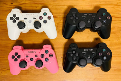 PlayStation 3 PS3 Wireless Controller DualShock SIXAXIS Weiß Pink Schwarz Auswah