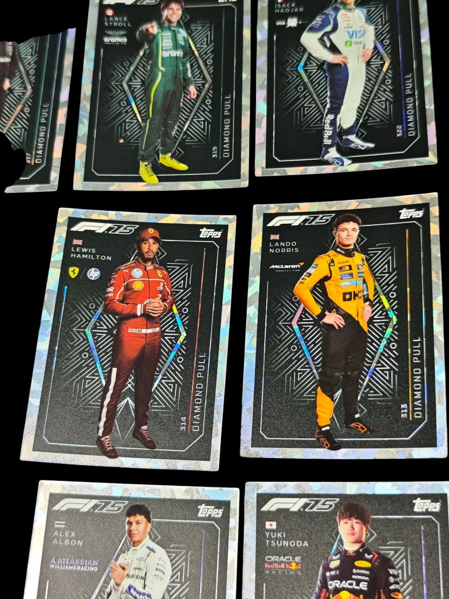 2025 Topps India Turbo Attax F1 Full Diamond Pull Set (#313-324