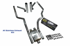 All-Stainless Dual Exhaust Dodge Ram 1500 09-18 MagnaFlow XL Corner Rolled Tip