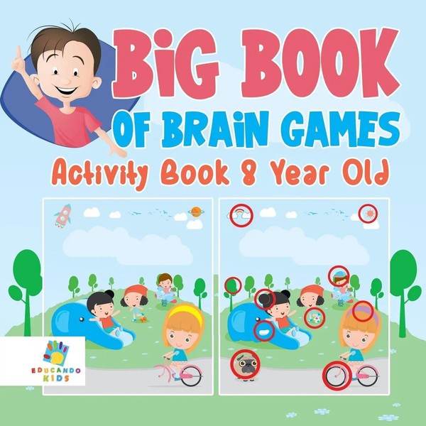 Big Book Of Brain Games Activity Book 8 Year Old Educando Kids Taschenbuch 2019-image