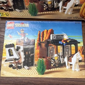 LEGO Set 6755 - Wild West Sheriff's Lock-Up  With Box And Instructions 98%
