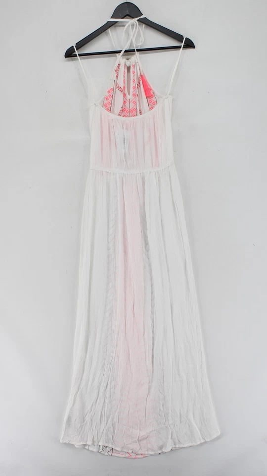 Maxi Vestido Butterfly by Matthew Williamson UK10 en Blanco Foto 2 de 4