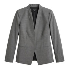 Ann Taylor Grey Blazer Jacket Size 10