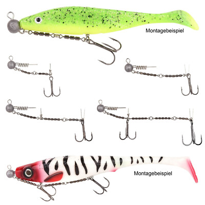 Spro Screw In 360 Swivel Rig Stinger Gummifisch Hecht Zander Wels Spin System