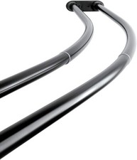 Kingston Brass CCD2170 Edenscape 60"-72" Stainless Steel Adjustable Double Curve