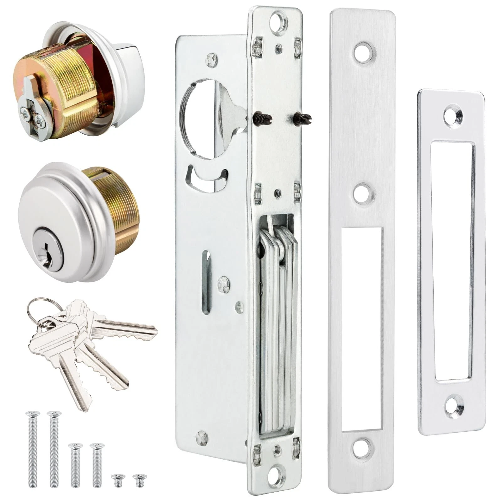 Storefront Mortise Door Lock Commercial Mortise Lock with Lock Cylinder Doubl US