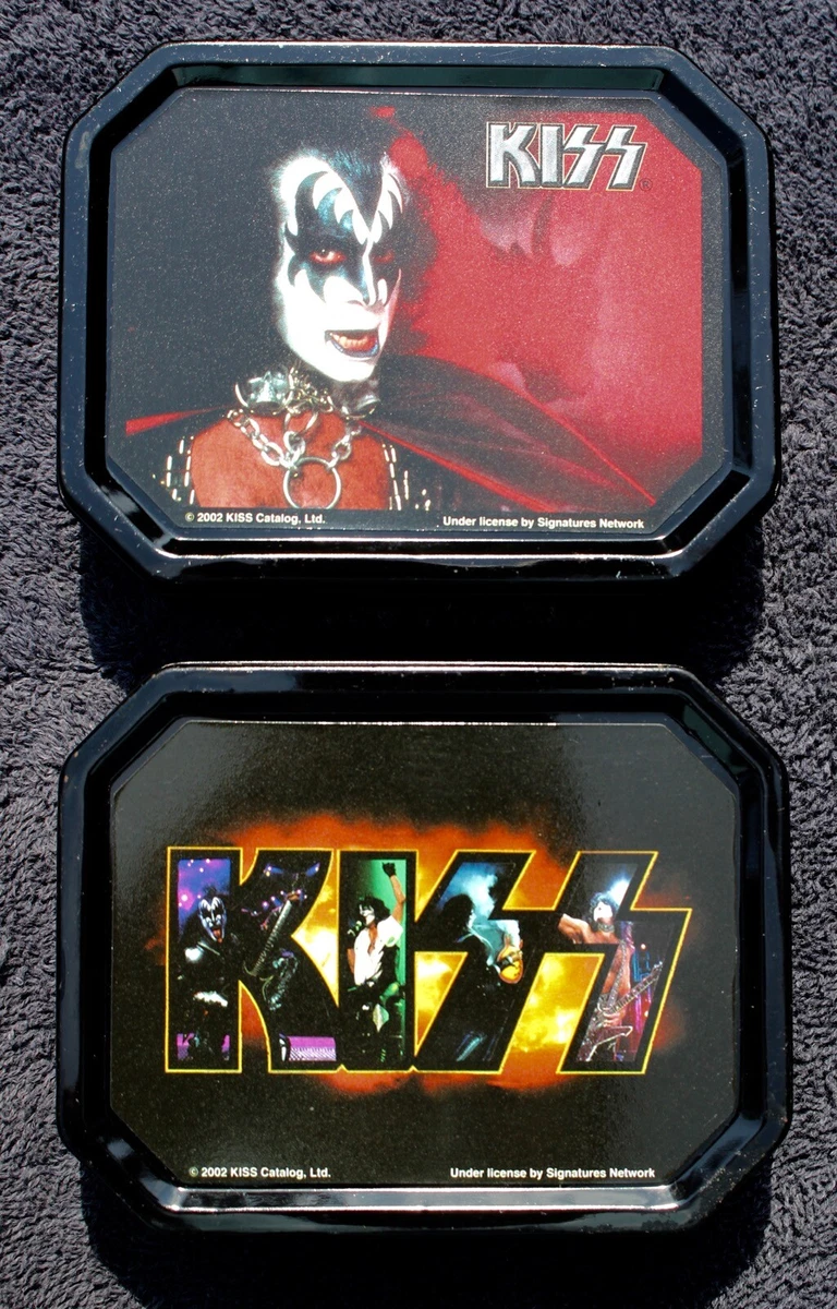 KISS - Lot of 2 KISS TIN STASH BOXES - 2002 Kiss Catalog Ltd. | eBay