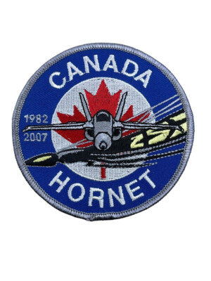 Canadian Forces RCAF Canada Hornet 25th Anniversary Colour Crest