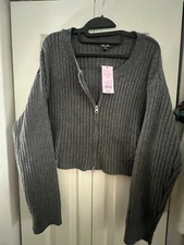 Women's Zip-Front Cardigan - Wild Fable - XL  Beautiful 