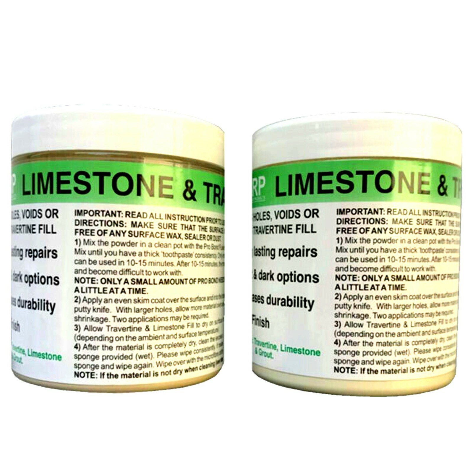 SRP Limestone Travertine Chip and Hole Repair Kit Colour Match Floor