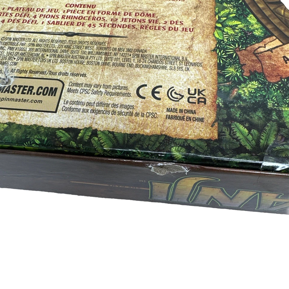 Jumanji Board Game 2022 Spin Master Adventure Family Game Ages 8+ New - Image 3 of 3