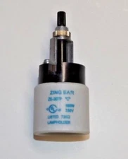 PORCELAIN BOTTOM TURN KNOB LAMP SOCKET E-26 LAMP PART NEW 47651JB