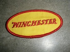 Winchester Red Yellow Oval Patch 4" x 2"