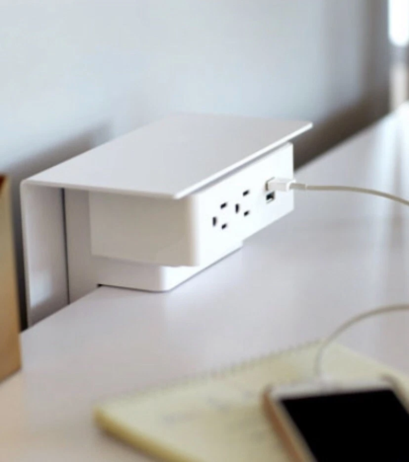 Knoll Systems Clamp On PC Table Or Furniture Outlet 202 Gaming Power Anywhere
