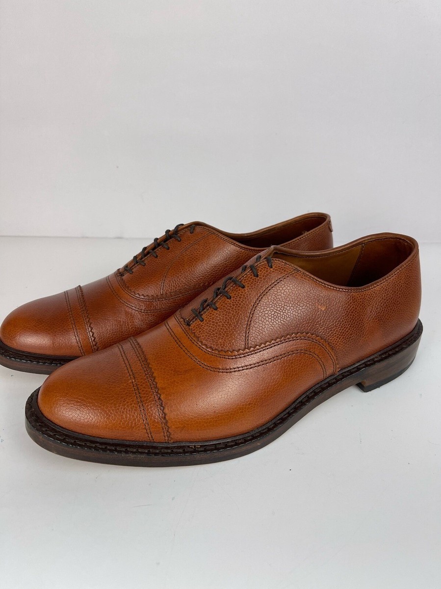 Allen Edmonds ドレスシューズ Allen Edmonds Fullerton Mens 10.5 E Brown Leather Oxford Dress