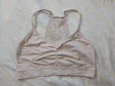 Laura Ashley Pink Doble Bra Short Blouse Stretch T Shirt Sexy Tank Juniar