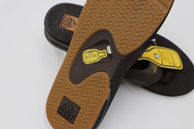 Reef Men's Bottle opener Fanning Flip Flop Sandals | eBay UK