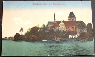 Postcard ~ 1920: Ratzeburg Cathedral Baek Duchy of Lauenburg