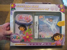 DORA THE EXPLORER IN SNOW PRINCESS NINTENDO GAME AND NINTENDO  SYSTEM  CASE SET