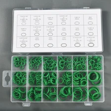 270 Pieces O-Ring Rubber Assortment Kit Set with Holder Case SAE and Metric