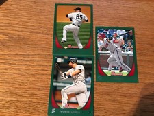 2011 Bowman Green #135, 124, 71   /450      3 cards