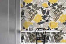 3D Floral Pattern Wallpaper Wall Mural Removable Self-adhesive Sticker 170