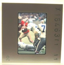 CALVIN HILL FOOTBALL Transparency TV MEDIA SLIDE - DALLAS COWBOYS