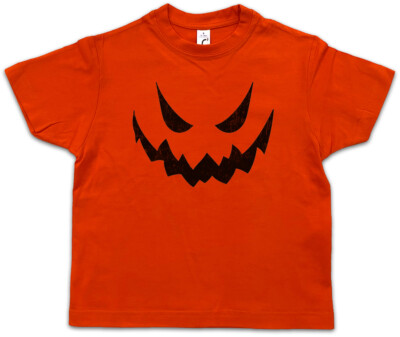 GLOWING HALLOWEEN PUMPKIN II Kinder Jungen T-Shirt Horror Trick or Treat Kürbis