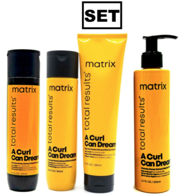 (PACK OF 4) Matrix Total Results A Curl Can Dream duo + Mask + Light Gel 