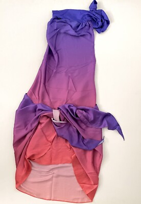 baobab providencia ombré satin mini dress BAOBAB x REVOLVE Providencia Dress in Sunset Ombre draped high neck S Small