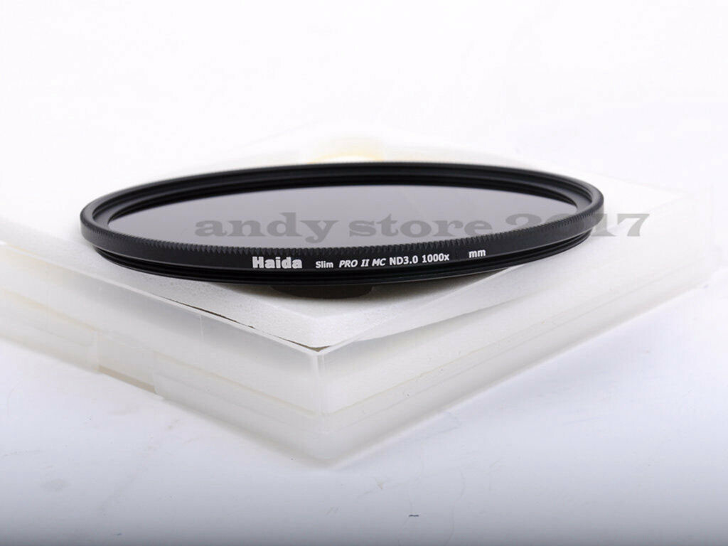 Haida ND 3.0 Filter Slim Pro II – 58mm, 10-Stop, Multi-coated Für Langzeitbelichtung