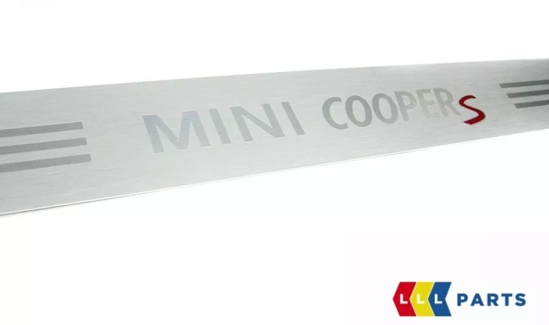 MINI NEW GENUINE R52 R53 R56 S MINI COOPER DOOR SILL ENTRY STRIP 1