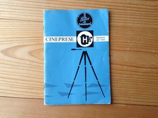 Istruzioni per l'uso Cineprese Paillard Bolex H8