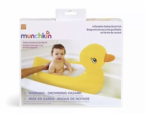 munchkin inflatable safety duck tub