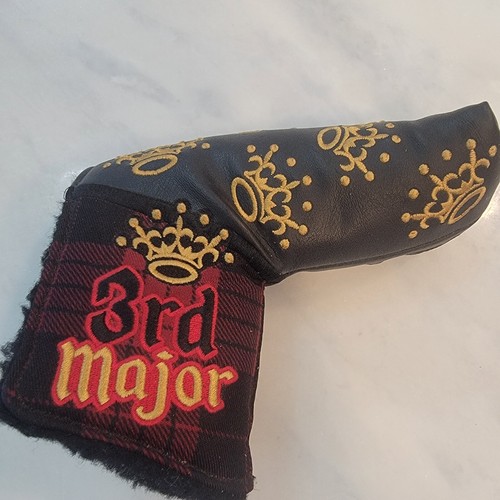 Scotty Cameron 2018 " CROWN TARTAN "3rd Major Dancing Royal Crown Headcover