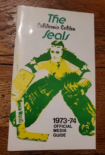 Vintage California Golden SEALS Official Media Guide 1973-74 Hockey NHL