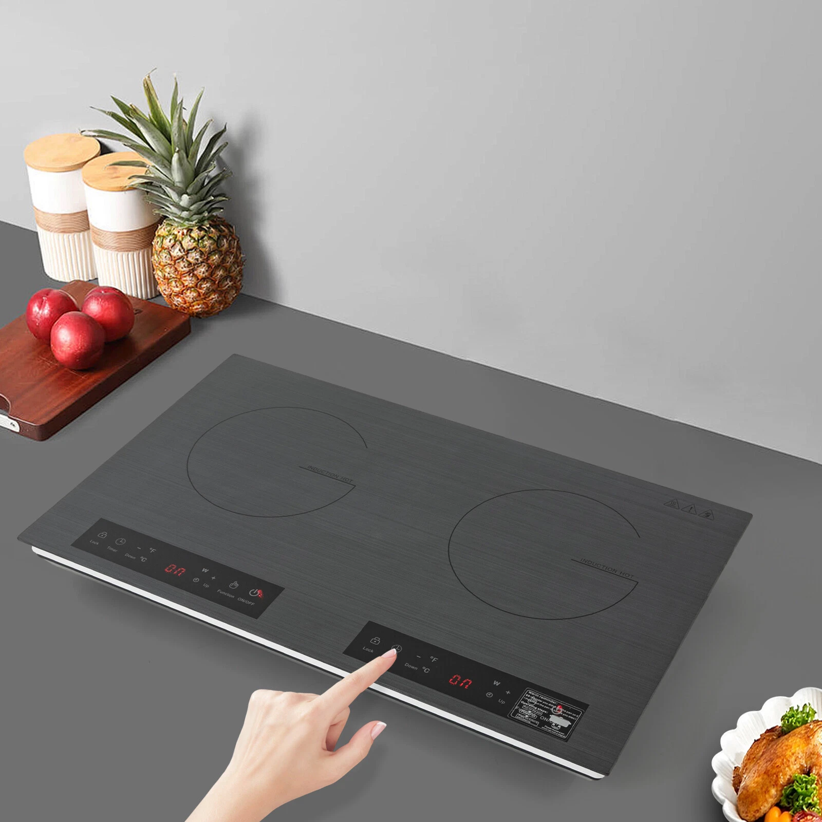 Portable Induction Cooktop Countertop Dual Cooker Burner Stove Hot Plate 4000W
Opens in a new window