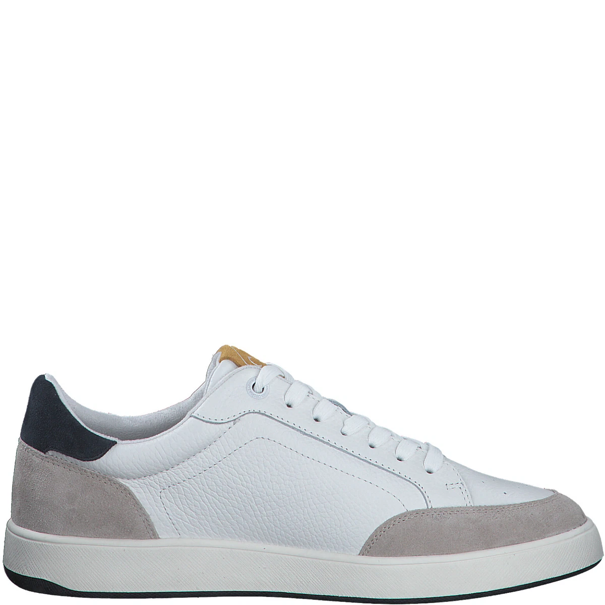 S.oliver Trainers Sneakers Lace Up Sport Shoes Leather White 13633