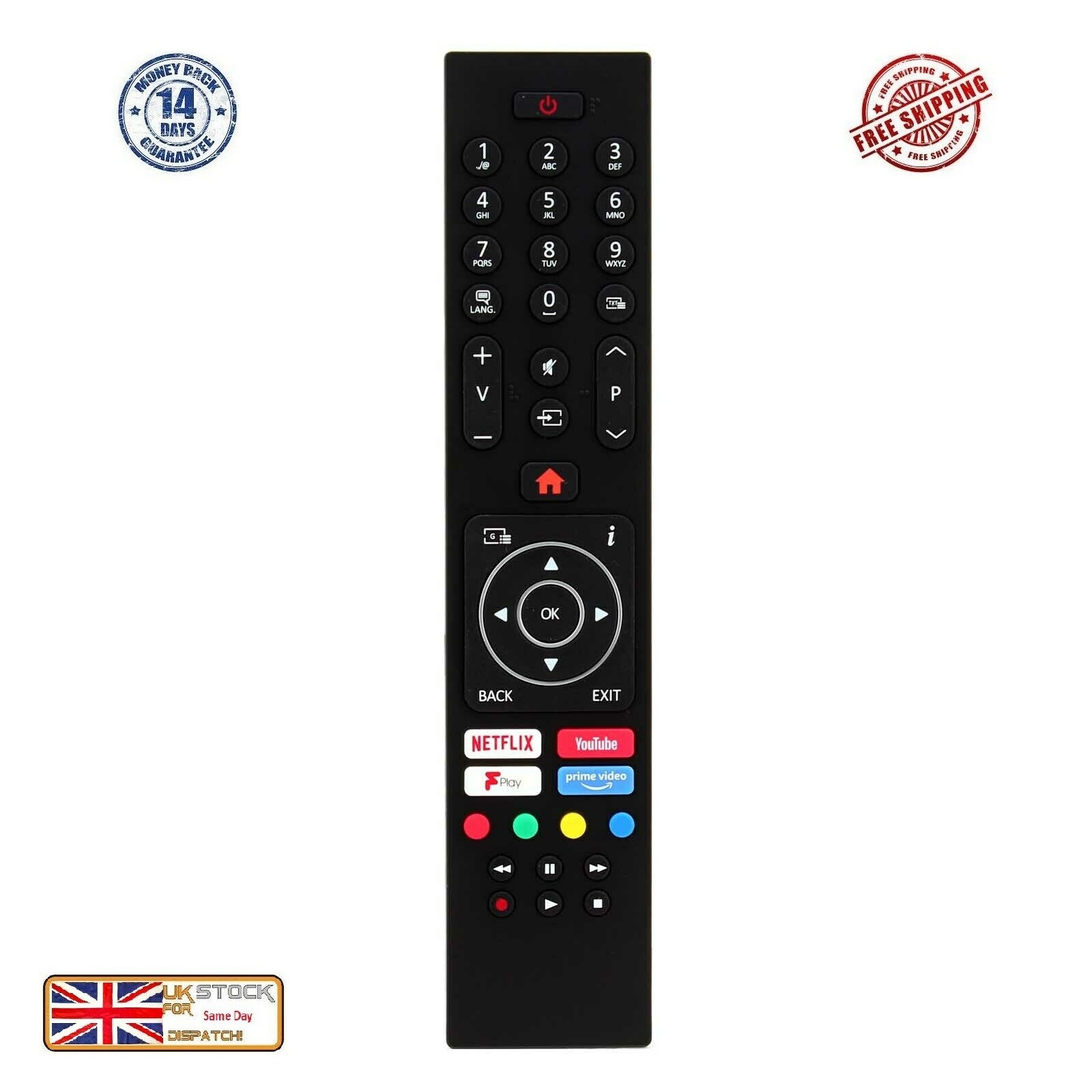 Оригинальный телевизор Fernbedienung für Electriq E55UHDHDRSQ