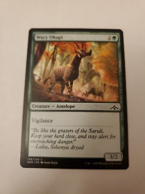 MTG Wary Okapi Guilds of Ravnica 149/259 Regular Common